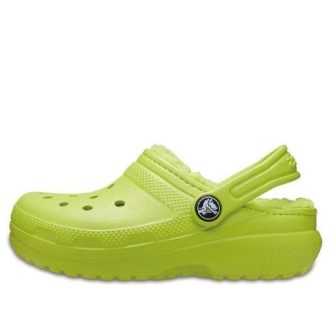 Crocs (GS) Classic Lined Clogs „Green” 203506-3TX