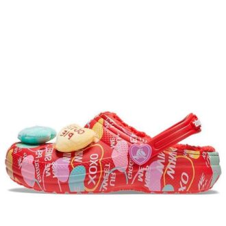 Crocs (GS) Classic Lined Elevated Sweethearts Clogs „Red multi” 207814-610