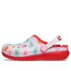 Crocs (GS) Classic Lined Elevated Sweethearts Clogs „Red White” 207738-119