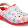 Crocs (GS) Classic Lined Elevated Sweethearts Clogs „Red White” 207738-119