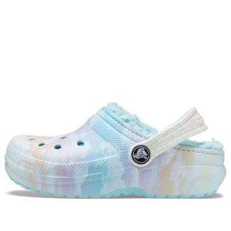 Crocs (GS) Classic Lined Out of the World Clogs „Niebieski wielokolorowy” 207322-90H