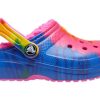 Crocs (GS) Classic Lined TieDye Graphic Clogs „Blue Pink” 206683-6RW