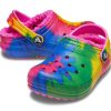 Crocs (GS) Classic Lined TieDye Graphic Clogs „Blue Pink” 206683-6RW