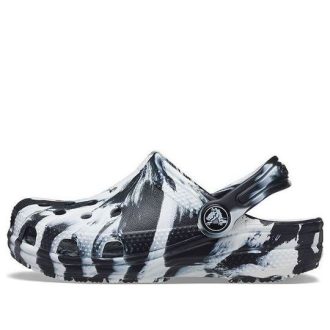 Crocs (GS) Classic Marbled Clogs „Black White” 207002-103
