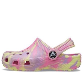 Crocs (GS) Classic Marbled Clogs „Pink Yellow” 207002-6SO