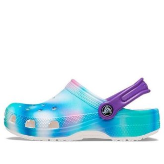 Crocs (GS) Classic Solarized Clogs „Niebiesko-zielono-fioletowe” 207587-94S