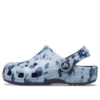Crocs (GS) Classic Tie Dye Mania Clogs „Marble Bue” 206486-95T