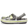 Crocs (GS) Crocband Camo Printed Clogs „Grey Black Yellow” 205301-0ED