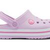Crocs (GS) Crocband Clogs „Różowo-Białe” 207005-6GD