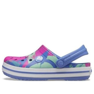 Crocs (GS) Crocband Graphic Clogs „Niebiesko-różowo-zielone” 206607-434