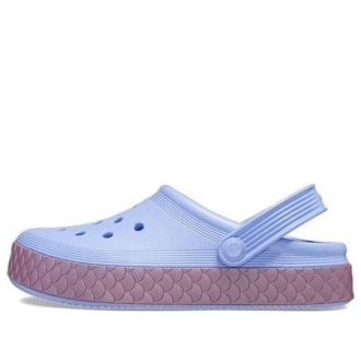Crocs (GS) Crocband IV Odblaskowe Klapki Syrenka „Niebiesko-Różowe” 208578-5Q7