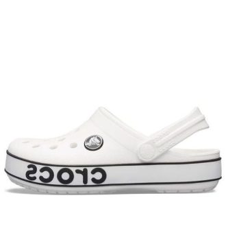 Crocs (GS) Crocband Logo Clogs „Biało-czarne” 206022-103