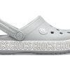 Crocs (GS) Crocband Logo Mania Clogs „Grey Silver” 205992-00J