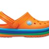Crocs (GS) Crocband Rainbow Band Clogs „Pomarańczowo-niebieski” 205205-80O