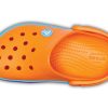 Crocs (GS) Crocband Rainbow Band Clogs „Pomarańczowo-niebieski” 205205-80O