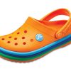 Crocs (GS) Crocband Rainbow Band Clogs „Pomarańczowo-niebieski” 205205-80O