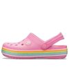 Crocs (GS) Crocband Rainbow Glitter Clogs „Pink” 206151-669