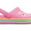 Crocs (GS) Crocband Rainbow Glitter Clogs „Pink” 206151-669