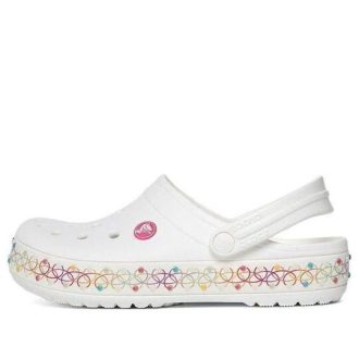 Crocs (GS) Crocband Stretch Necklace Clog „White Multi” 208269-94S