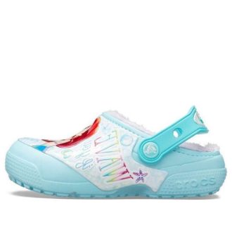 Crocs (GS) Fun Lab Disney Mała Syrenka Clogs „Sky Blue White” 206281-4O9