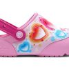 Crocs (GS) Fun Lab Heart Lights Clogs „Pink Blue” 205648-6I2