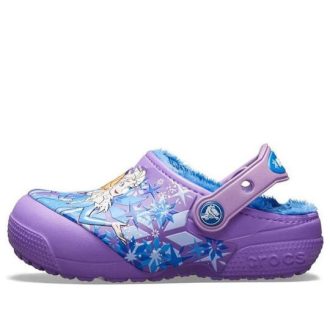 Crocs (GS) Fun Lab Lined Frozen Clogs „Purple Blue” 205292-510