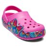 Crocs (GS) Fun Lab Multi Butterfly Band Light Clogs w kolorze różowo-niebieskim 206158-6QQ