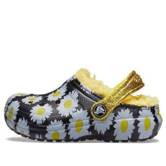 Crocs (GS) Lined Vacay Vibes Clogs „Black Daisy” 207318-0ZI