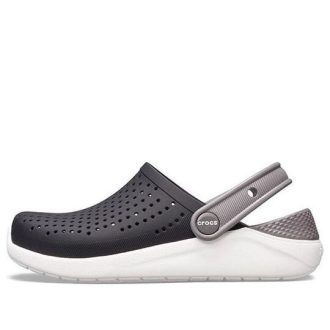 Crocs (GS) LiteRide Clogs „Czarno-szaro-białe” 205964-066