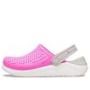 Crocs (GS) LiteRide Clogs „Różowo-biało-szare” 205964-6QR