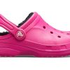 Crocs (GS) Ralen Lined Clogs „Candy Pink Black” 16245-6X1