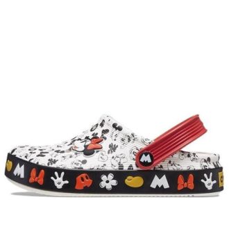 Crocs (GS) x Mickey Off Court Clogs „Biało-czarno-czerwony” 208850-100