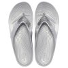 Crocs Kadee II Minimalistyczne, przytulne kapcie sportowe unisex, srebrne 207314-040