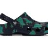 Crocs Kids Crocs Classic Clog Sandały sportowe „Green Black” 207017-4HQ