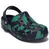 Crocs Kids Crocs Classic Clog Sandały sportowe „Green Black” 207017-4HQ