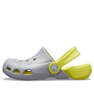 Crocs Kids Crocs Classic Clog Sandały sportowe „Grey Green” 10400-06T