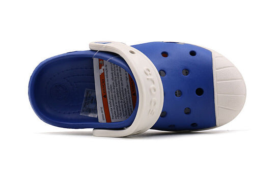 Crocs Kids Crocs Classic Clog Sandały sportowe „Niebiesko-białe” 202282-4HO Crocs Kids Crocs Classic Clog Sandały sportowe „Niebiesko-białe” 202282-4HO