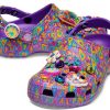 Crocs Lisa Frank x Classic Clog „Neon Purple Multi Hearts” 207736-573 Crocs Lisa Frank x Classic Clog „Neon Purple Multi Hearts” 207736-573