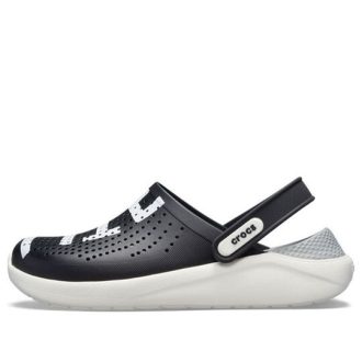 Crocs LiteRide Logo Clogs „Czarno-Białe” 205554-066