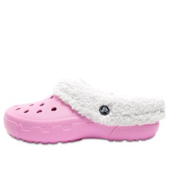 Crocs Mommoth Evo Clog Lekkie, odporne na zużycie, ciepłe, sportowe kapcie w kolorze różowym 12878-6U5