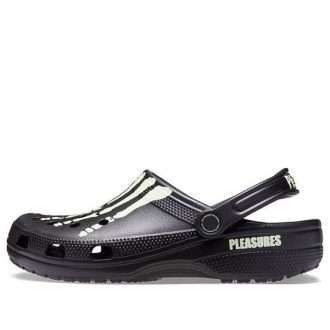 Crocs Pleasures x Classic Clog „Szkielet – świecący w ciemności” 208267-001