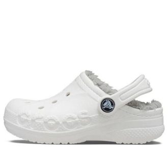 Crocs (PS) Classic Baya Lined Clog „Biało-szare” 207500-11H