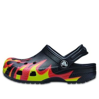Crocs (PS) Classic Flame Broiled Clog „Black Red Green” 206629-0X9