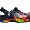 Crocs (PS) Classic Flame Broiled Clog „Black Red Green” 206629-0X9