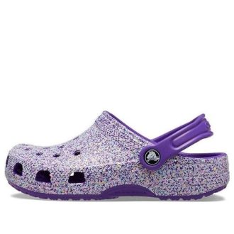 Crocs (PS) Classic Glitter Clog „Purple” 206993-573