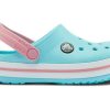 Crocs (PS) Crocband Clogs „Niebiesko-różowe” 207005-4S3