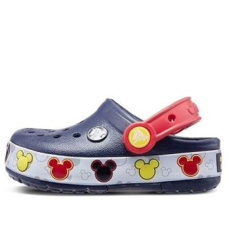 Crocs (PS) Crocband Mickey Fun Lab Lights Clogs „Navy Red” 204994-410