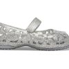 Crocs (PS) Isabella Flower Flat „Silver” 205461-040