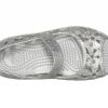 Crocs (PS) Isabella Flower Flat „Silver” 205461-040
