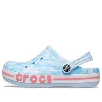Crocs (TD) Crocs Bayaband Bubble Camo Clogs „Mineral Blue Pink” 207807-4JQ